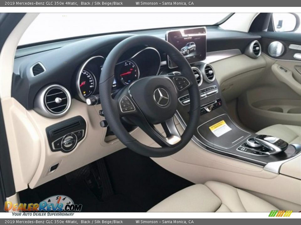 2019 Mercedes-Benz GLC 350e 4Matic Black / Silk Beige/Black Photo #4