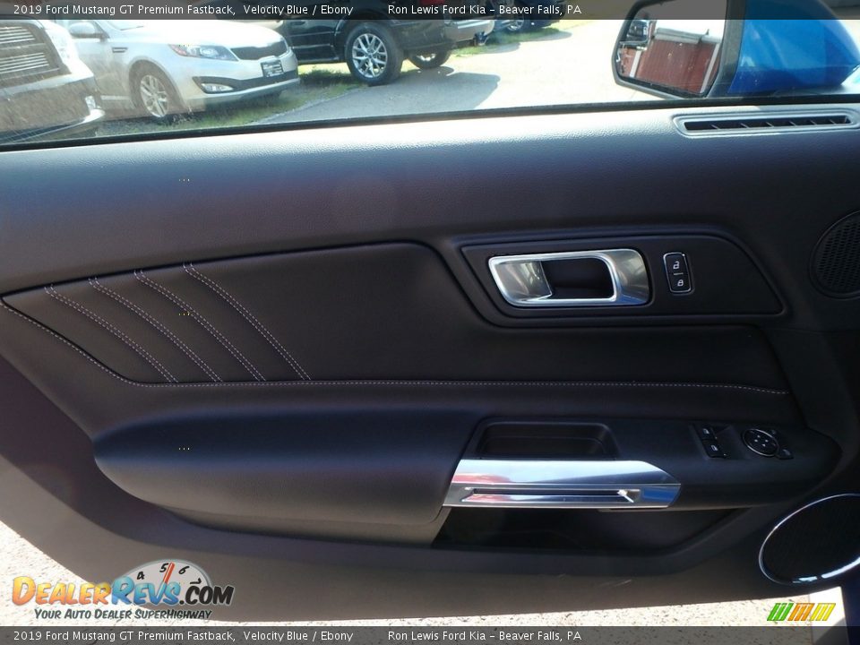 2019 Ford Mustang GT Premium Fastback Velocity Blue / Ebony Photo #14