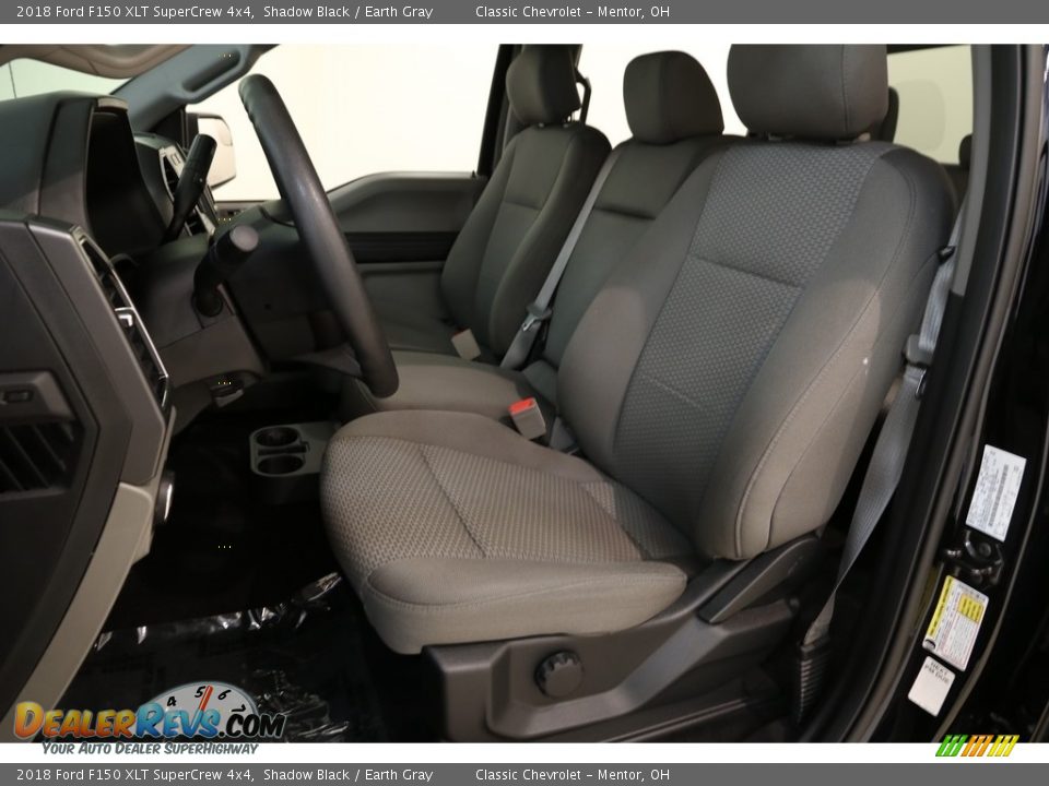 2018 Ford F150 XLT SuperCrew 4x4 Shadow Black / Earth Gray Photo #6