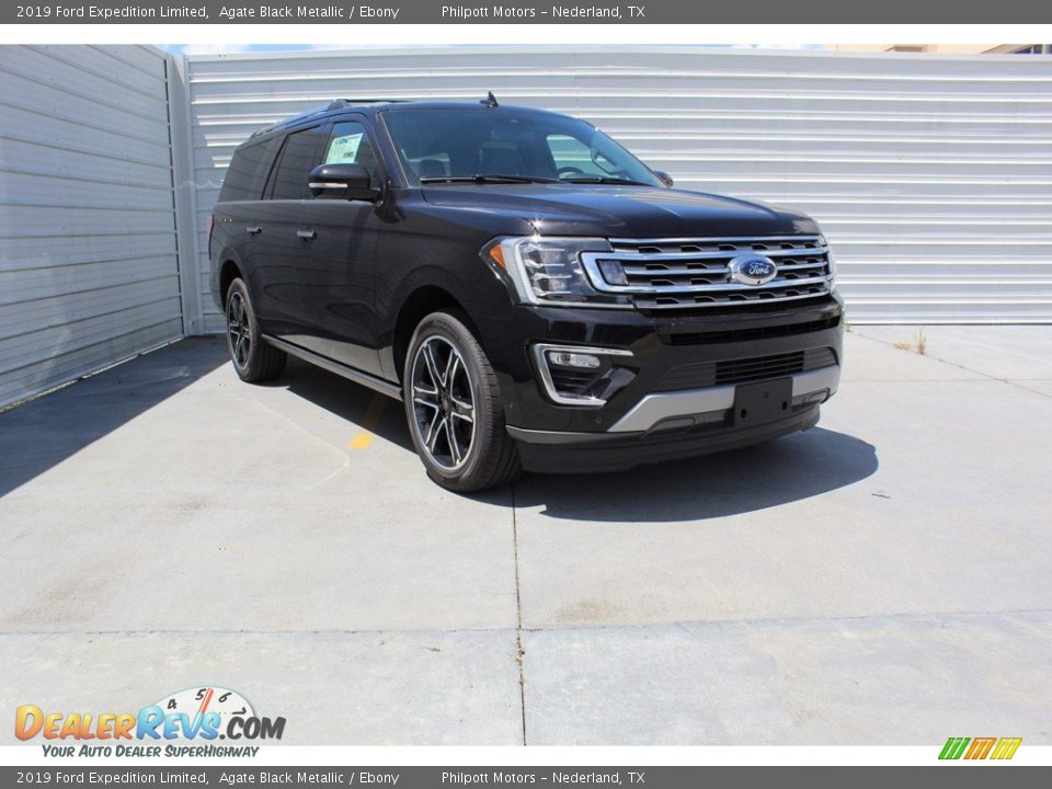 2019 Ford Expedition Limited Agate Black Metallic / Ebony Photo #2