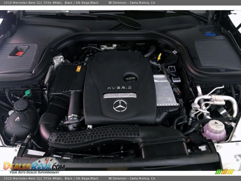 2019 Mercedes-Benz GLC 350e 4Matic Black / Silk Beige/Black Photo #8