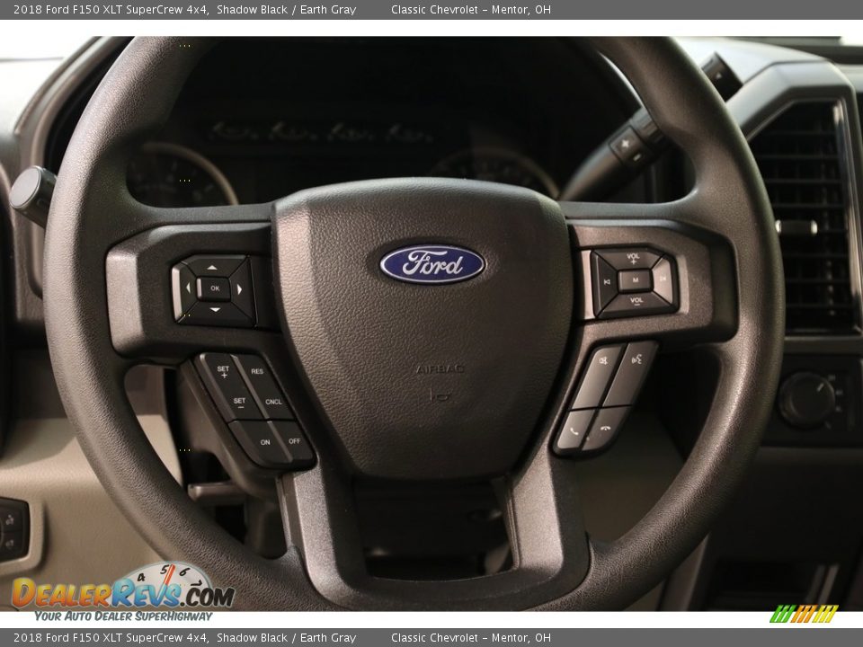 2018 Ford F150 XLT SuperCrew 4x4 Shadow Black / Earth Gray Photo #8
