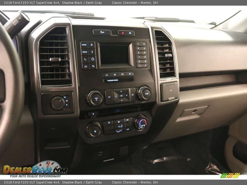 2018 Ford F150 XLT SuperCrew 4x4 Shadow Black / Earth Gray Photo #10