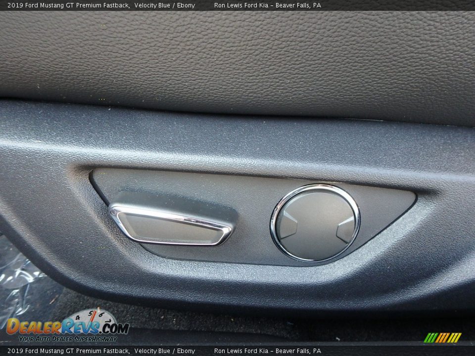 2019 Ford Mustang GT Premium Fastback Velocity Blue / Ebony Photo #16