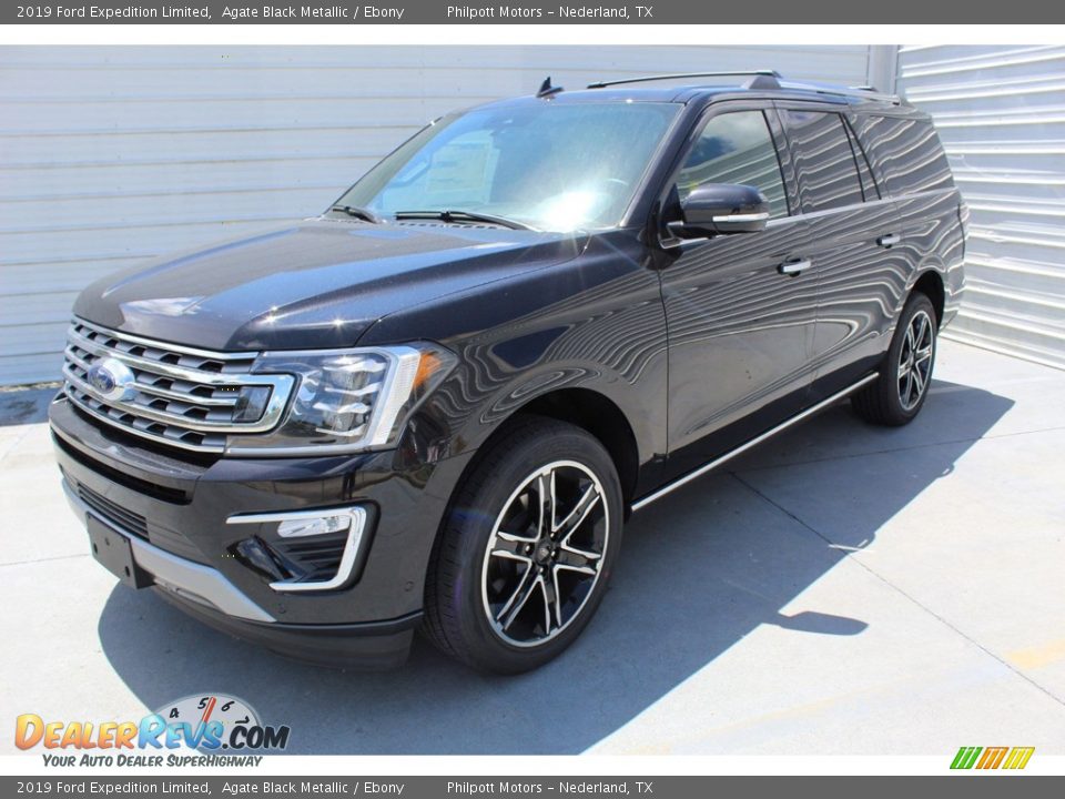 2019 Ford Expedition Limited Agate Black Metallic / Ebony Photo #4