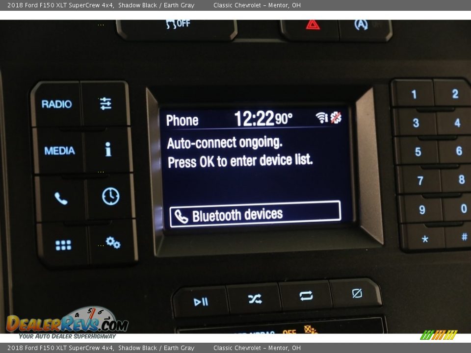 2018 Ford F150 XLT SuperCrew 4x4 Shadow Black / Earth Gray Photo #12