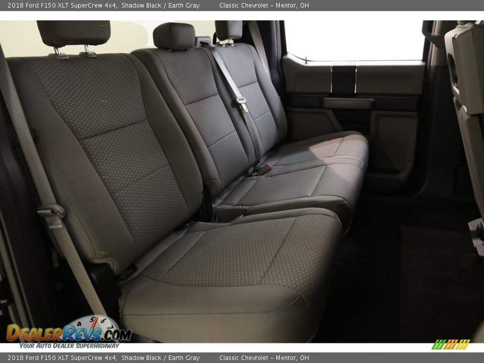 2018 Ford F150 XLT SuperCrew 4x4 Shadow Black / Earth Gray Photo #16