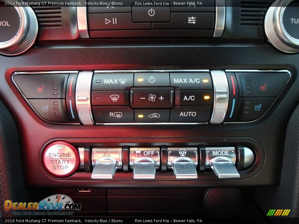 2019 Ford Mustang GT Premium Fastback Velocity Blue / Ebony Photo #20