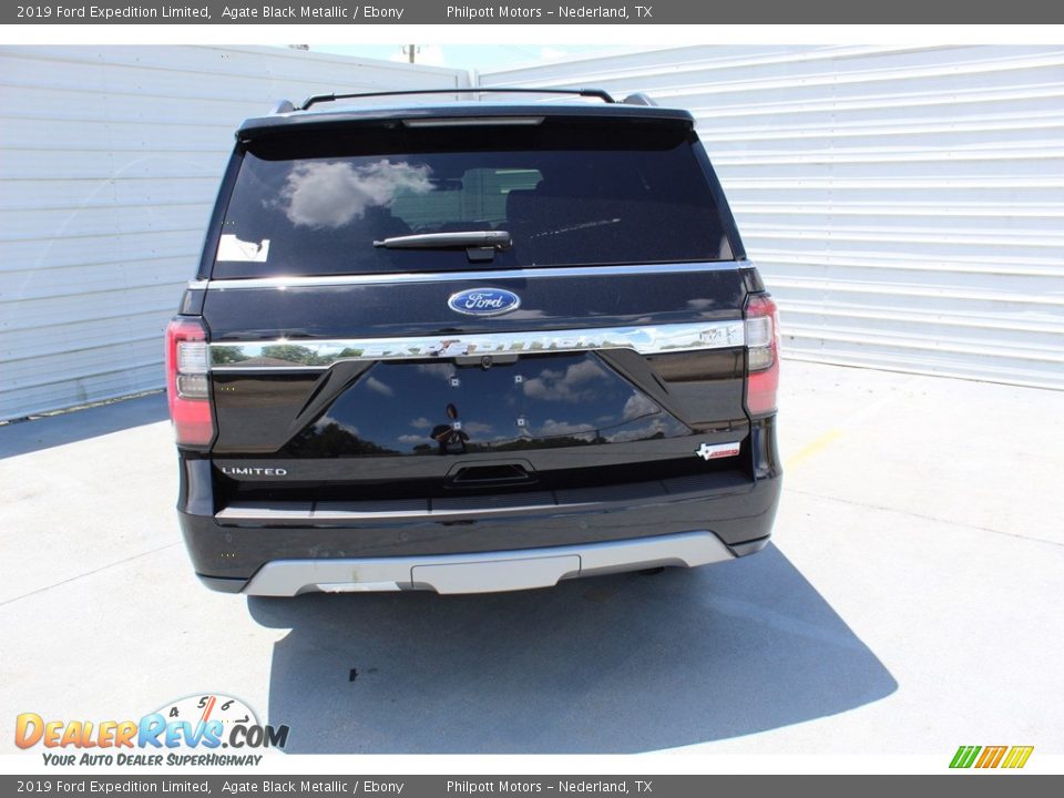 2019 Ford Expedition Limited Agate Black Metallic / Ebony Photo #8