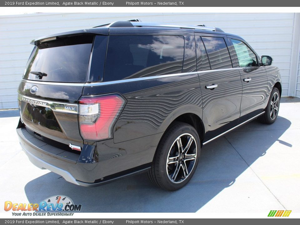 2019 Ford Expedition Limited Agate Black Metallic / Ebony Photo #9