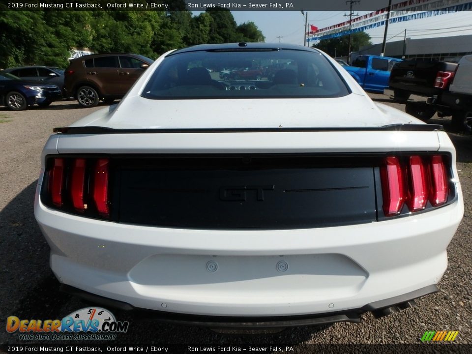2019 Ford Mustang GT Fastback Oxford White / Ebony Photo #3