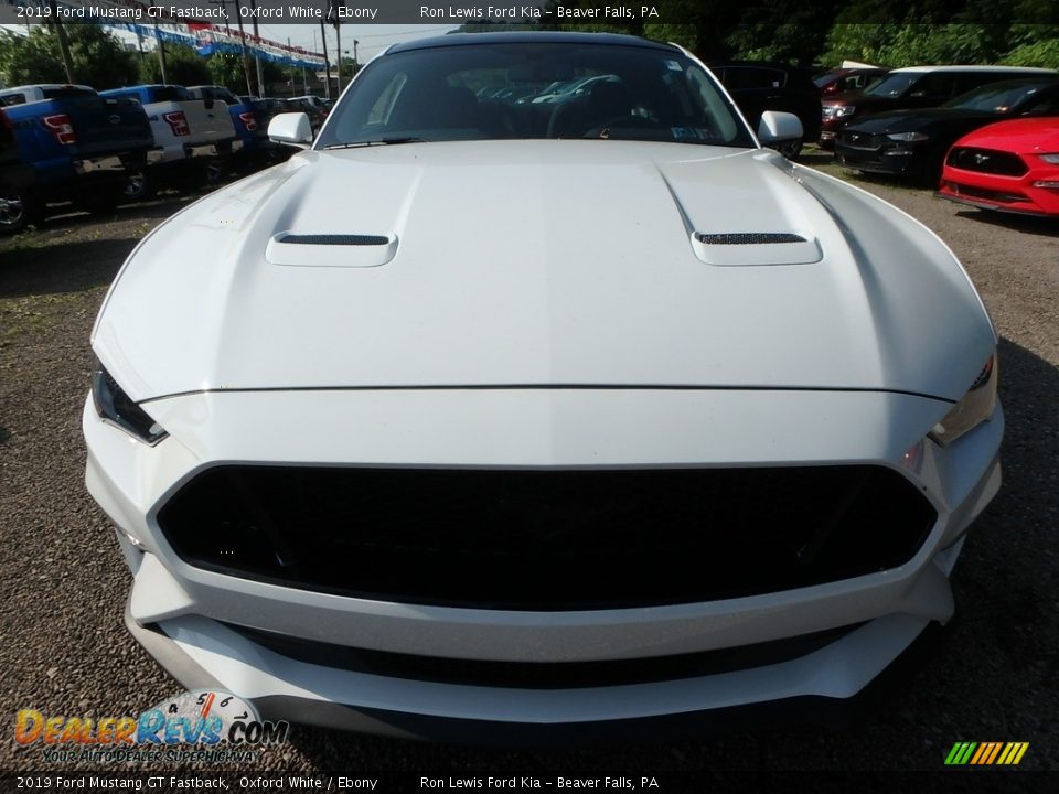 2019 Ford Mustang GT Fastback Oxford White / Ebony Photo #7