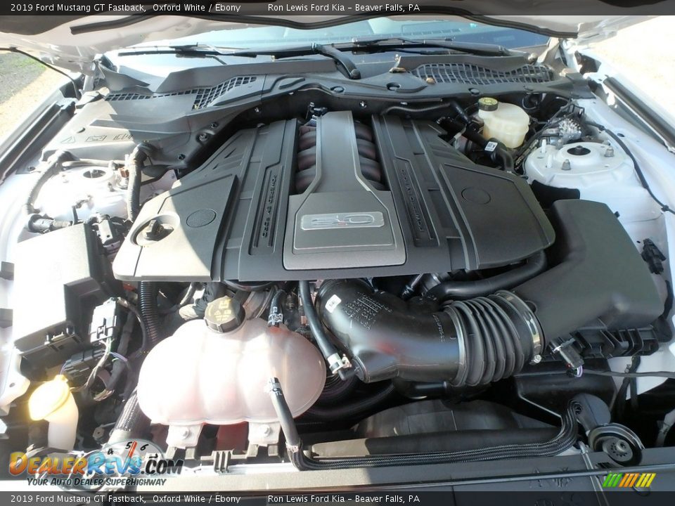 2019 Ford Mustang GT Fastback Oxford White / Ebony Photo #8