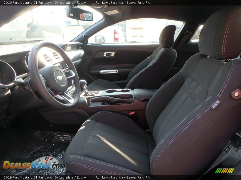 2019 Ford Mustang GT Fastback Oxford White / Ebony Photo #11