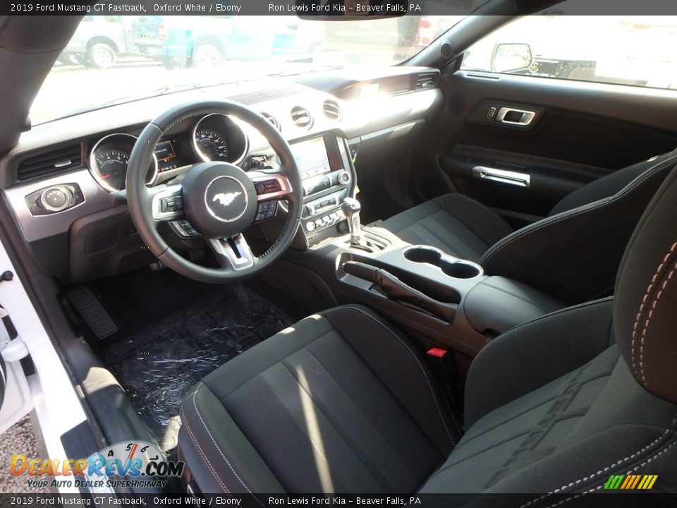 2019 Ford Mustang GT Fastback Oxford White / Ebony Photo #13