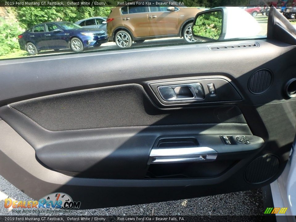 2019 Ford Mustang GT Fastback Oxford White / Ebony Photo #14