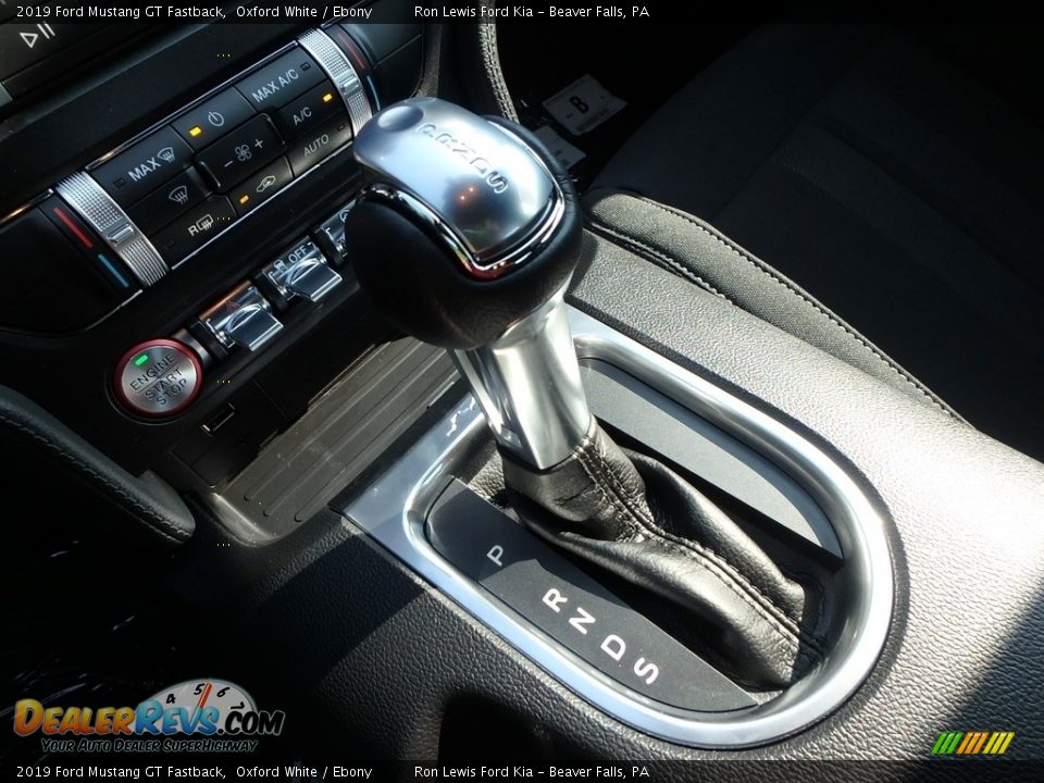 2019 Ford Mustang GT Fastback Oxford White / Ebony Photo #20