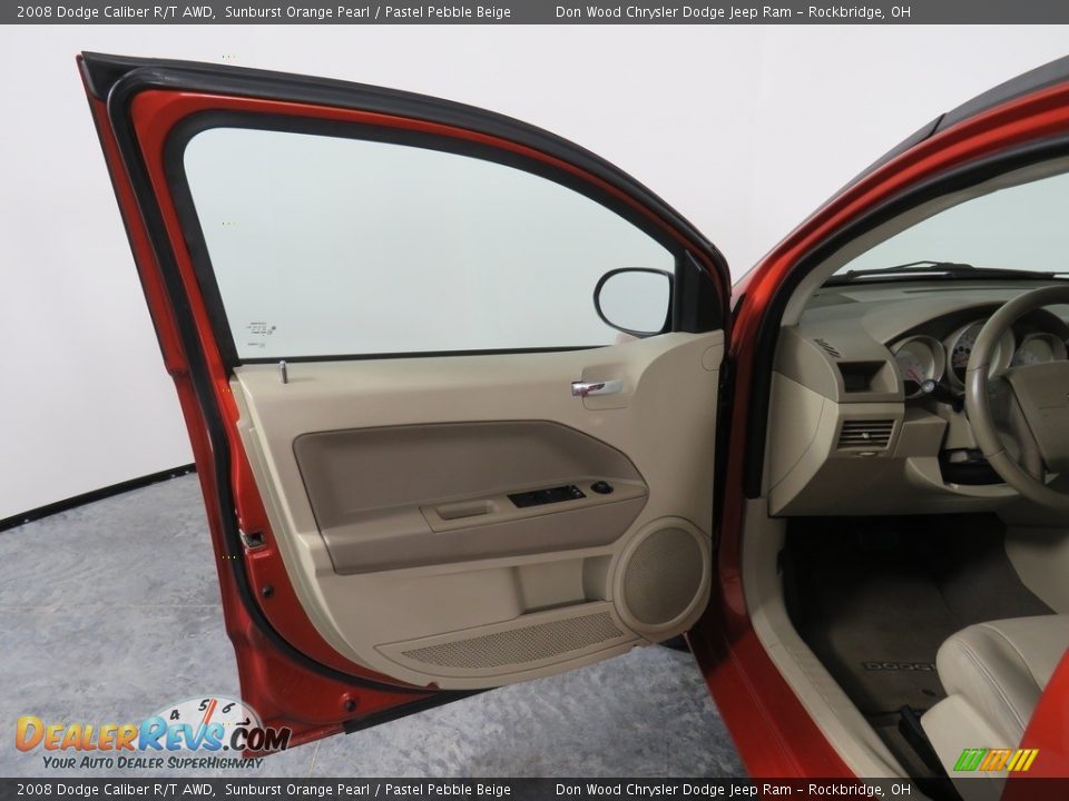 2008 Dodge Caliber R/T AWD Sunburst Orange Pearl / Pastel Pebble Beige Photo #4