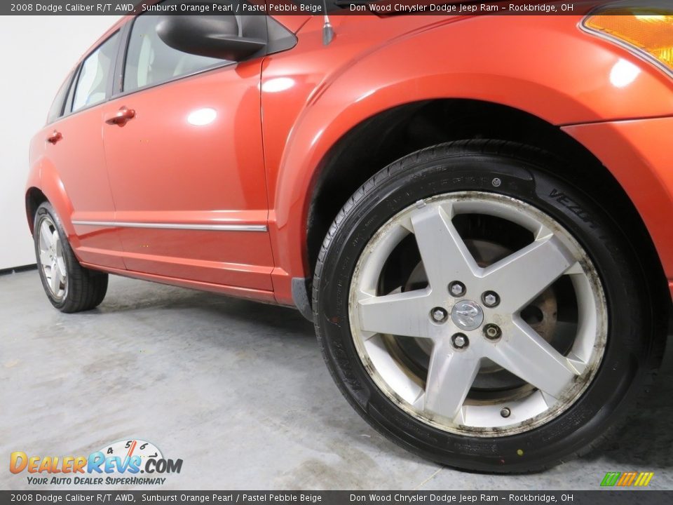 2008 Dodge Caliber R/T AWD Sunburst Orange Pearl / Pastel Pebble Beige Photo #5