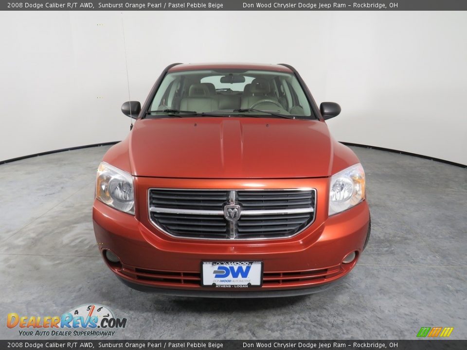 2008 Dodge Caliber R/T AWD Sunburst Orange Pearl / Pastel Pebble Beige Photo #7