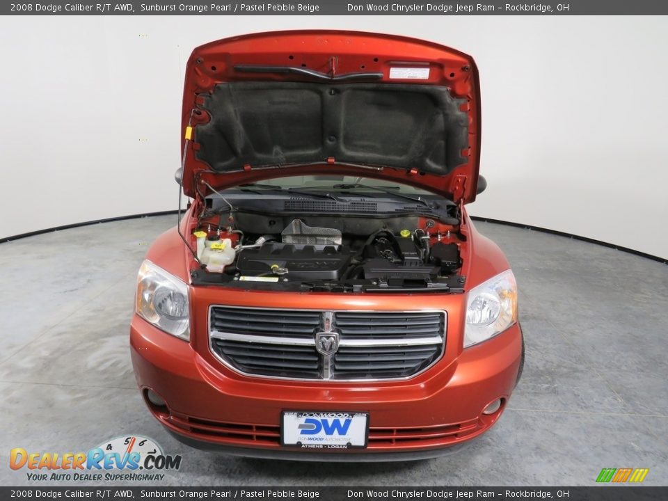 2008 Dodge Caliber R/T AWD Sunburst Orange Pearl / Pastel Pebble Beige Photo #8