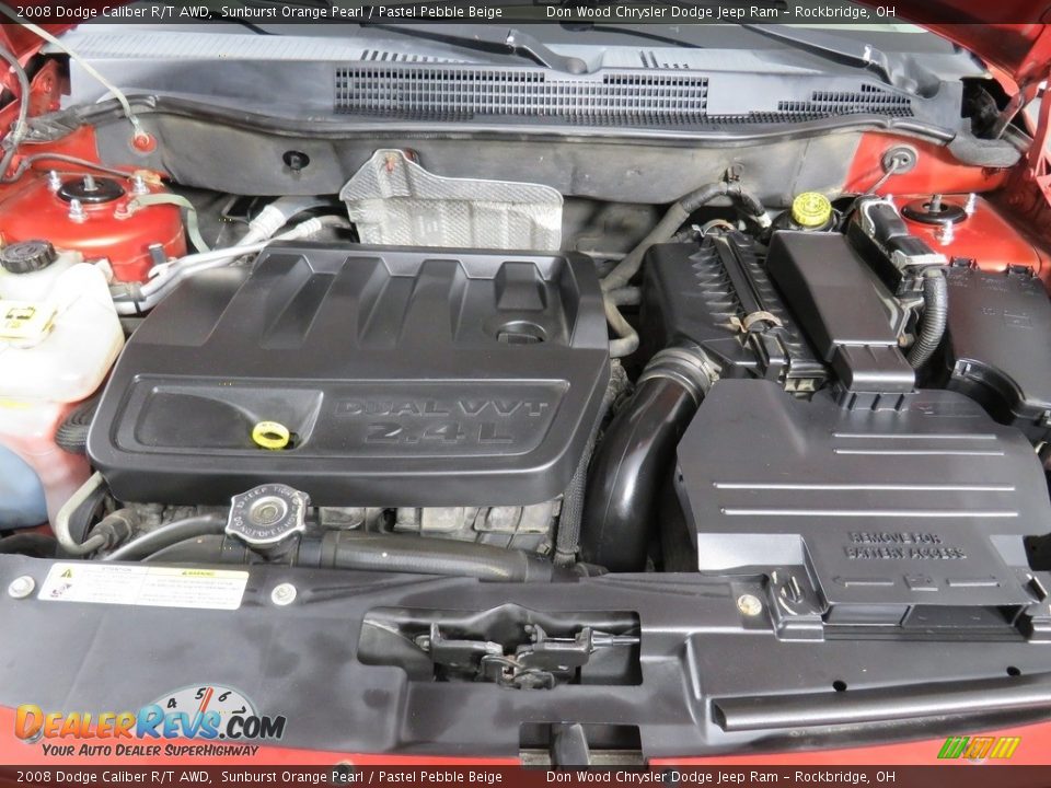2008 Dodge Caliber R/T AWD Sunburst Orange Pearl / Pastel Pebble Beige Photo #9