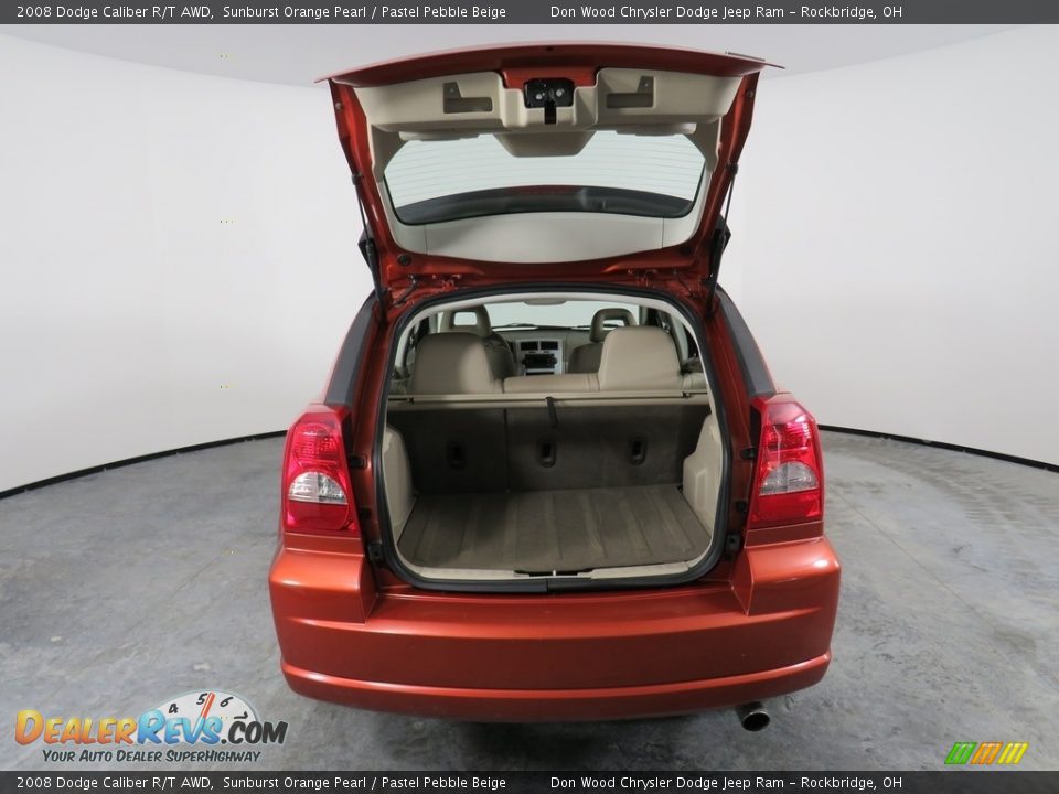 2008 Dodge Caliber R/T AWD Sunburst Orange Pearl / Pastel Pebble Beige Photo #15