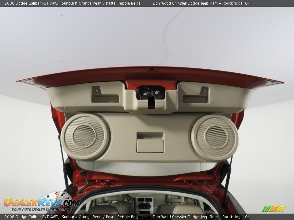 2008 Dodge Caliber R/T AWD Sunburst Orange Pearl / Pastel Pebble Beige Photo #17