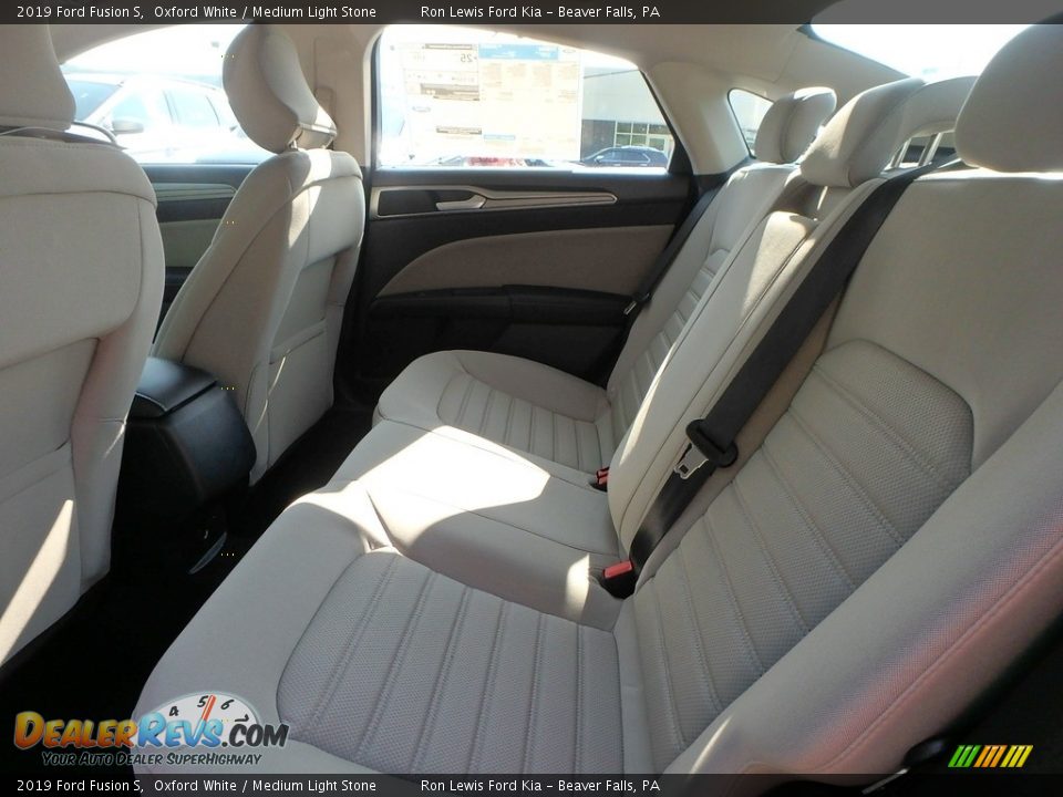 Rear Seat of 2019 Ford Fusion S Photo #12