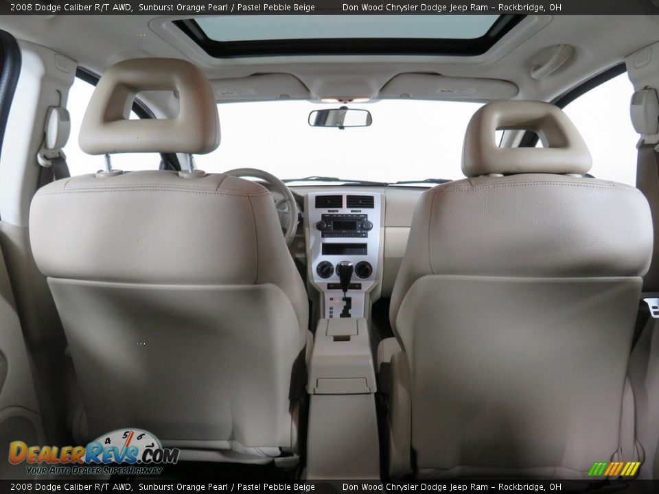 2008 Dodge Caliber R/T AWD Sunburst Orange Pearl / Pastel Pebble Beige Photo #18