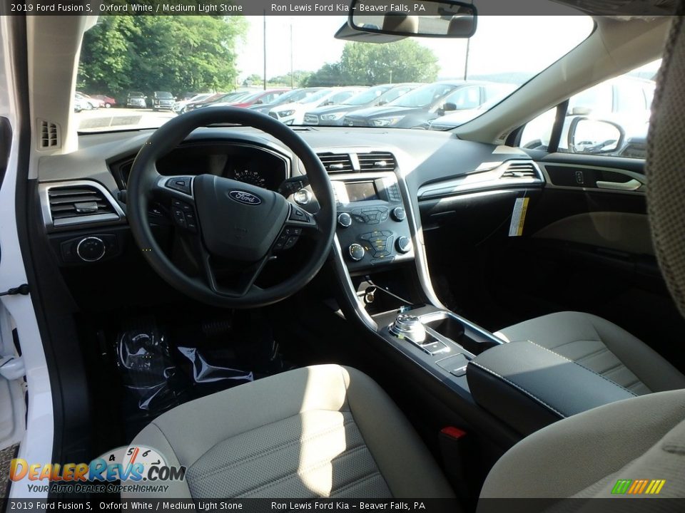 Front Seat of 2019 Ford Fusion S Photo #13