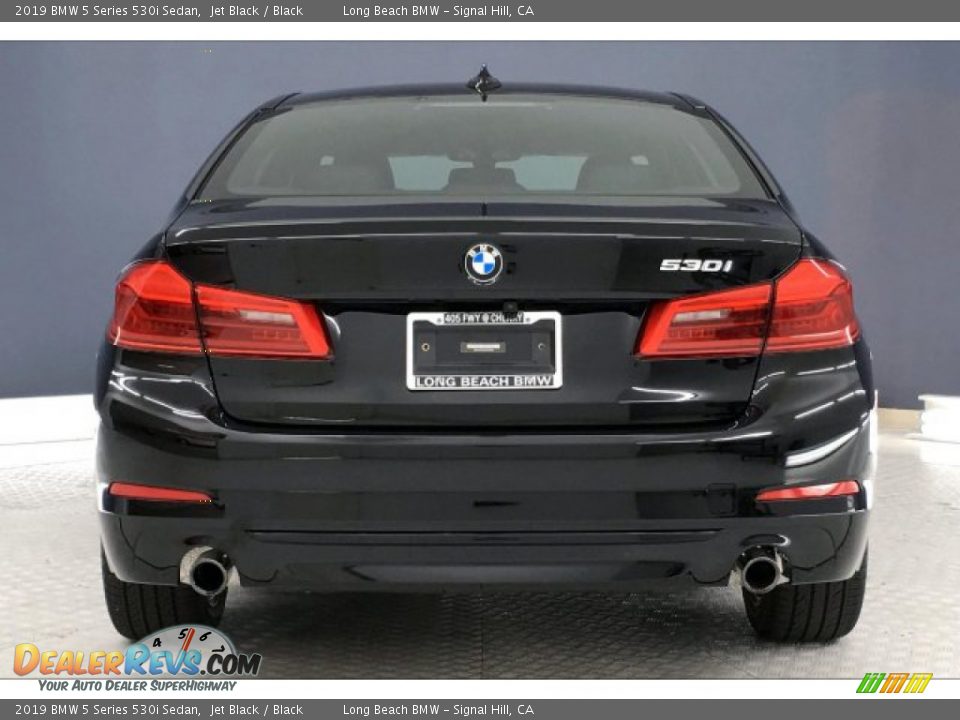 2019 BMW 5 Series 530i Sedan Jet Black / Black Photo #3