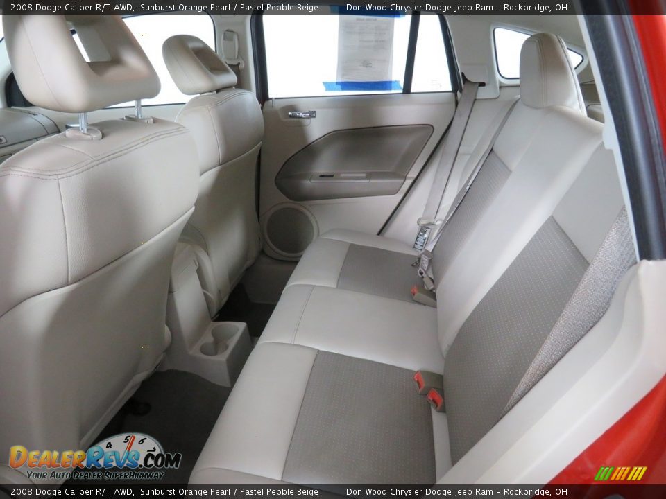 2008 Dodge Caliber R/T AWD Sunburst Orange Pearl / Pastel Pebble Beige Photo #25