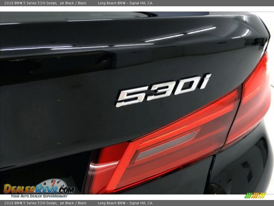 2019 BMW 5 Series 530i Sedan Jet Black / Black Photo #7