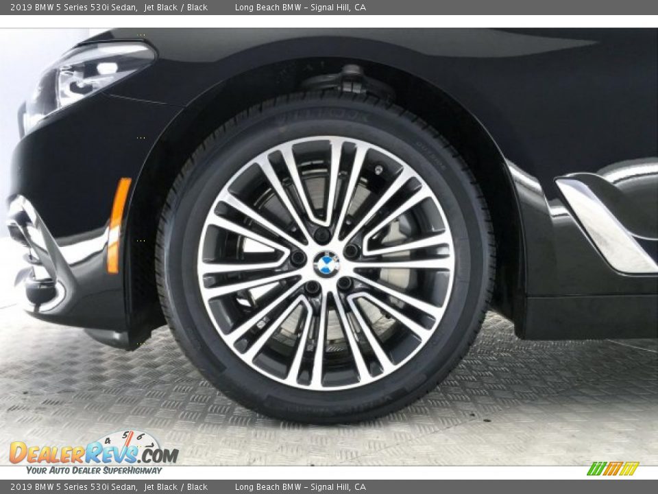 2019 BMW 5 Series 530i Sedan Jet Black / Black Photo #8