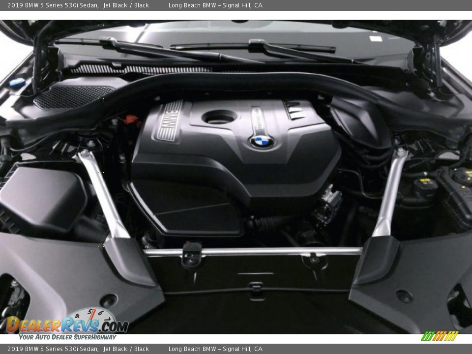 2019 BMW 5 Series 530i Sedan Jet Black / Black Photo #9