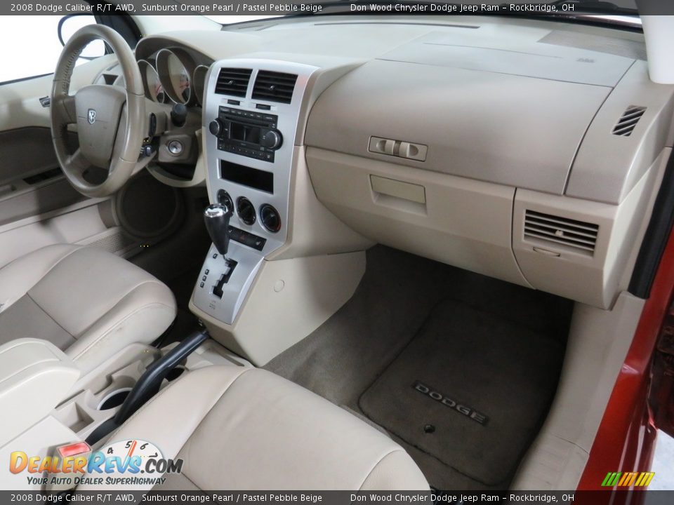 2008 Dodge Caliber R/T AWD Sunburst Orange Pearl / Pastel Pebble Beige Photo #31