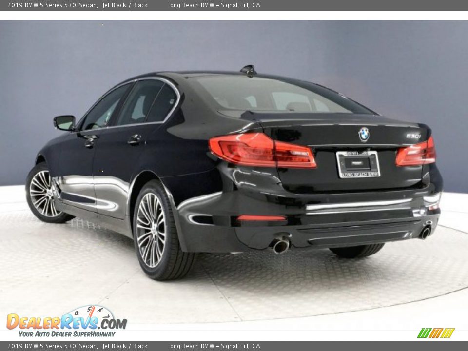 2019 BMW 5 Series 530i Sedan Jet Black / Black Photo #10