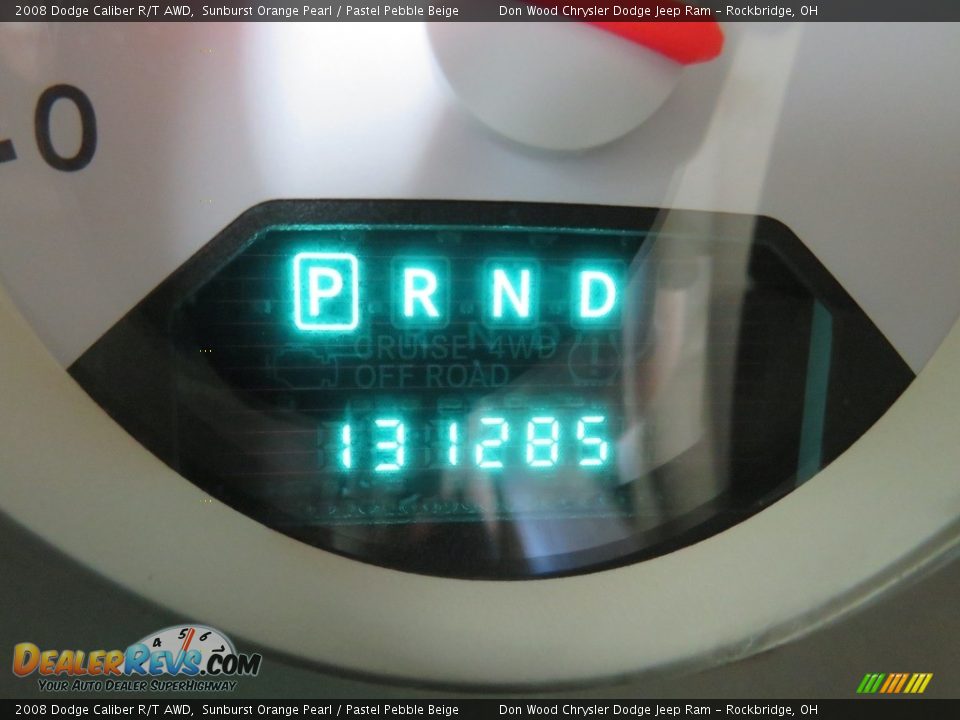 2008 Dodge Caliber R/T AWD Sunburst Orange Pearl / Pastel Pebble Beige Photo #34