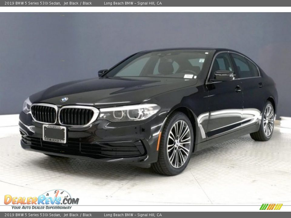 2019 BMW 5 Series 530i Sedan Jet Black / Black Photo #12
