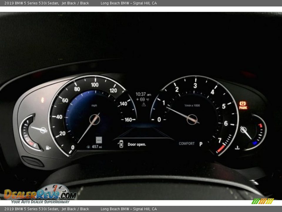 2019 BMW 5 Series 530i Sedan Jet Black / Black Photo #16