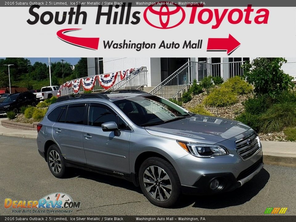 2016 Subaru Outback 2.5i Limited Ice Silver Metallic / Slate Black Photo #1