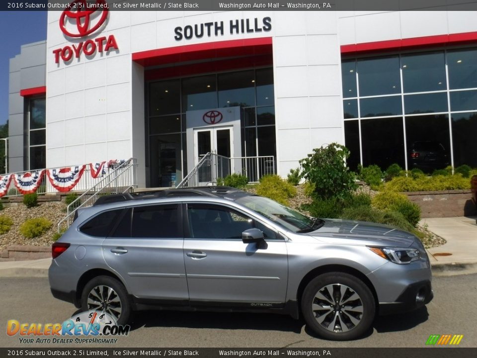 2016 Subaru Outback 2.5i Limited Ice Silver Metallic / Slate Black Photo #2