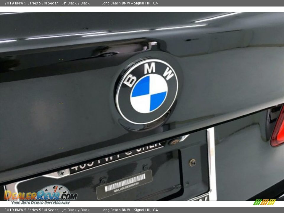2019 BMW 5 Series 530i Sedan Jet Black / Black Photo #23