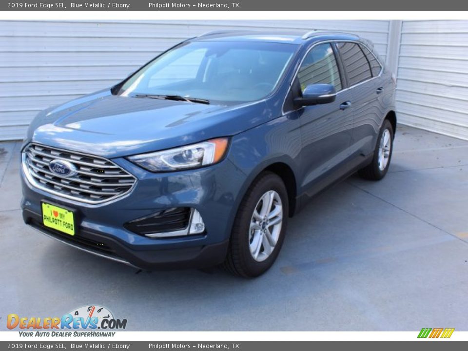 2019 Ford Edge SEL Blue Metallic / Ebony Photo #4