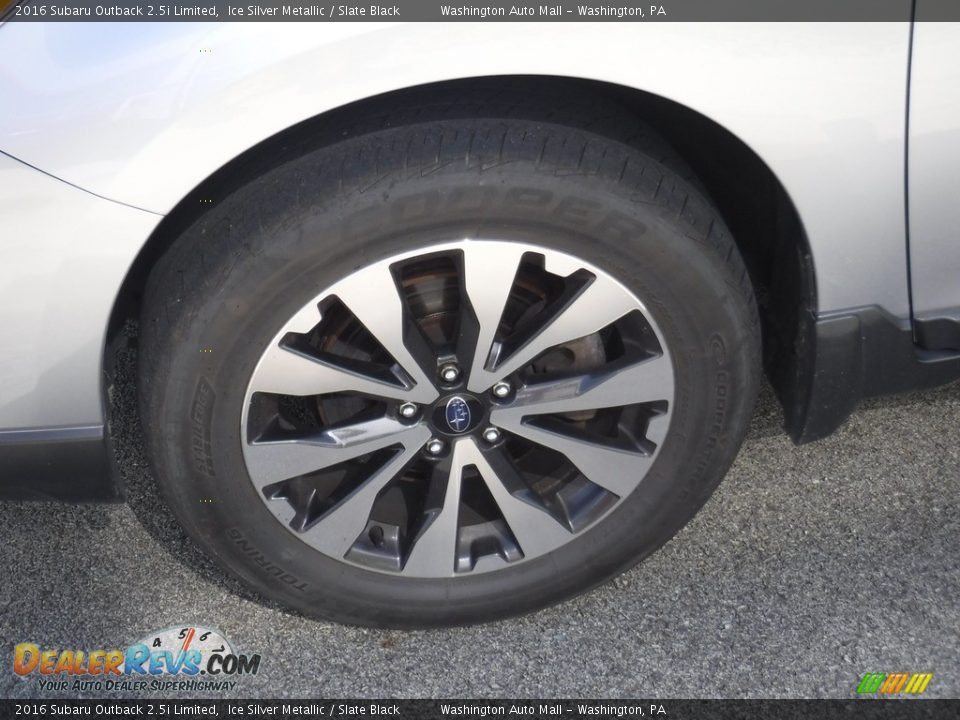 2016 Subaru Outback 2.5i Limited Ice Silver Metallic / Slate Black Photo #6