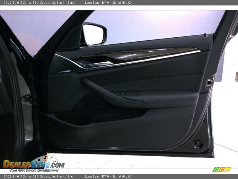 2019 BMW 5 Series 530i Sedan Jet Black / Black Photo #26