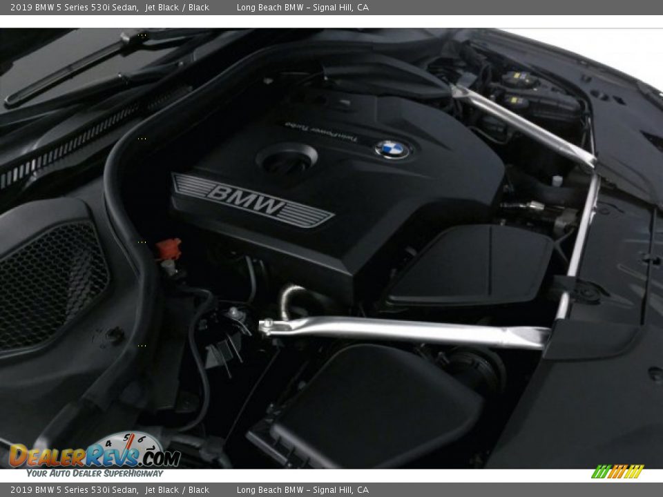 2019 BMW 5 Series 530i Sedan Jet Black / Black Photo #27