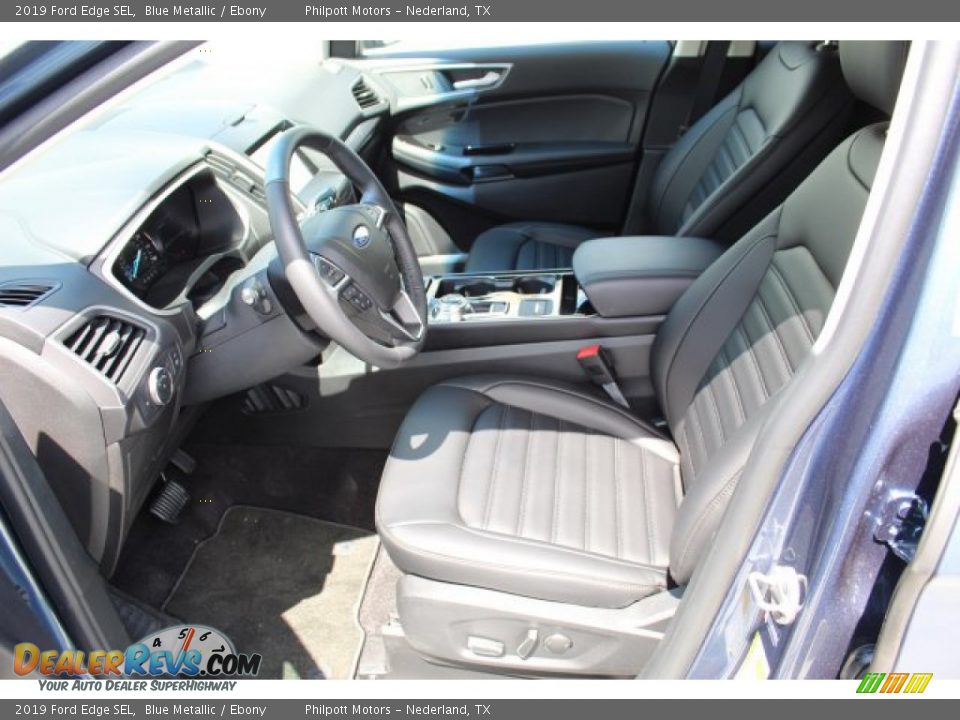 2019 Ford Edge SEL Blue Metallic / Ebony Photo #10