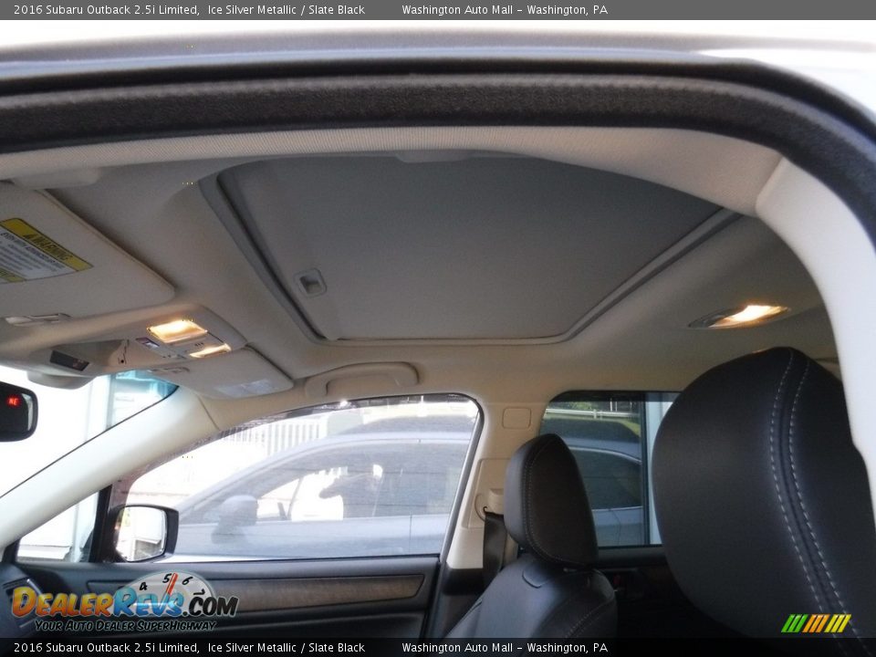 2016 Subaru Outback 2.5i Limited Ice Silver Metallic / Slate Black Photo #11